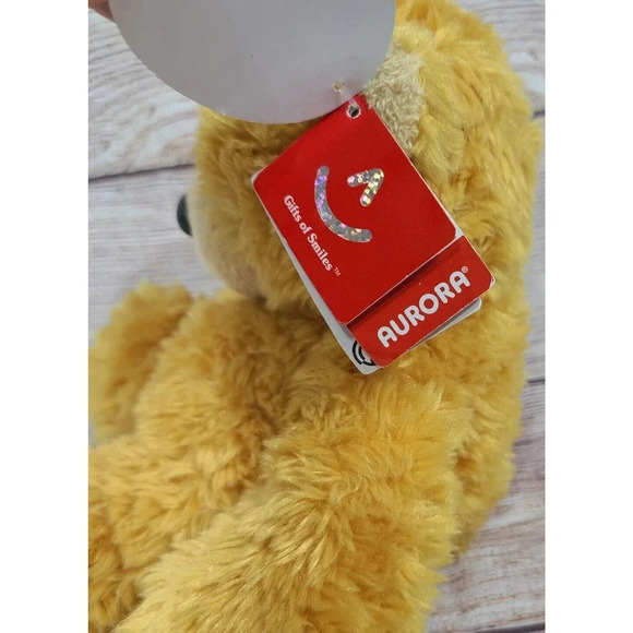 Aurora World Plush Bonnie Teddy Bear Stuffed Animal Toy Tan 9" #12774 - Picture 4 of 5